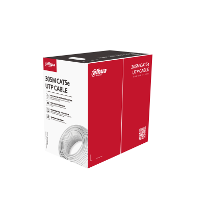 DAHUA - Caja de Cable de Red UTP - Cat5e - 300 Metros - 4 Pares DH-PFM920I-5EUN