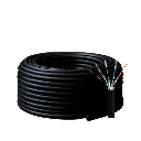 CABLE UTP EXTERIOR CAT5E 70% COBRE 30% AL NEGRO TECLAM
