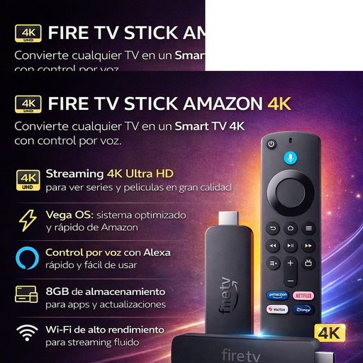 FIRE TV STICK AMAZON 4K